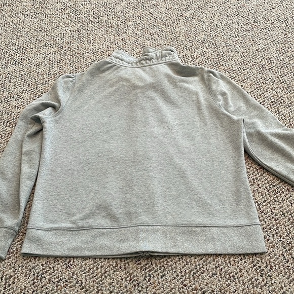 Gray L/S Sparkly Zip Up - Picture 4 of 5